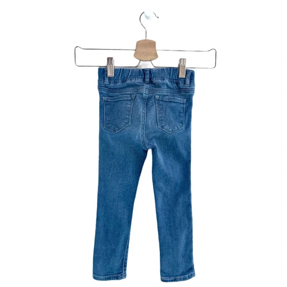 Baby GAP Heart Knee Jeggings 4 4T Skinny Jeans